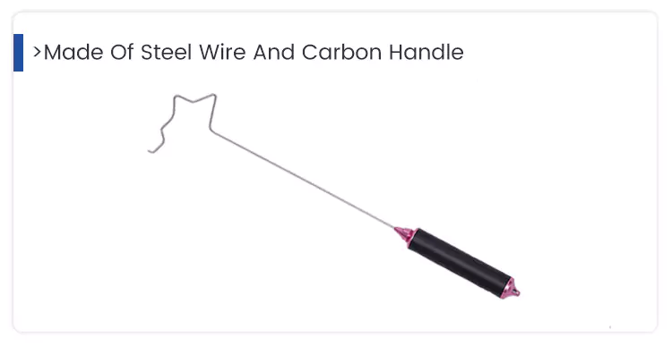Steel Wire And Carbon Handle of Trout Hook Remover