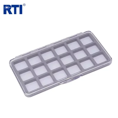 Transparent Case 18-Compartment Magnetic Fish Hook Storage Box