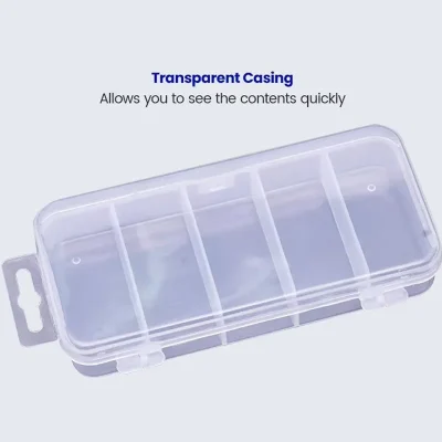Transparent Casing of Small Fishing Lure Box