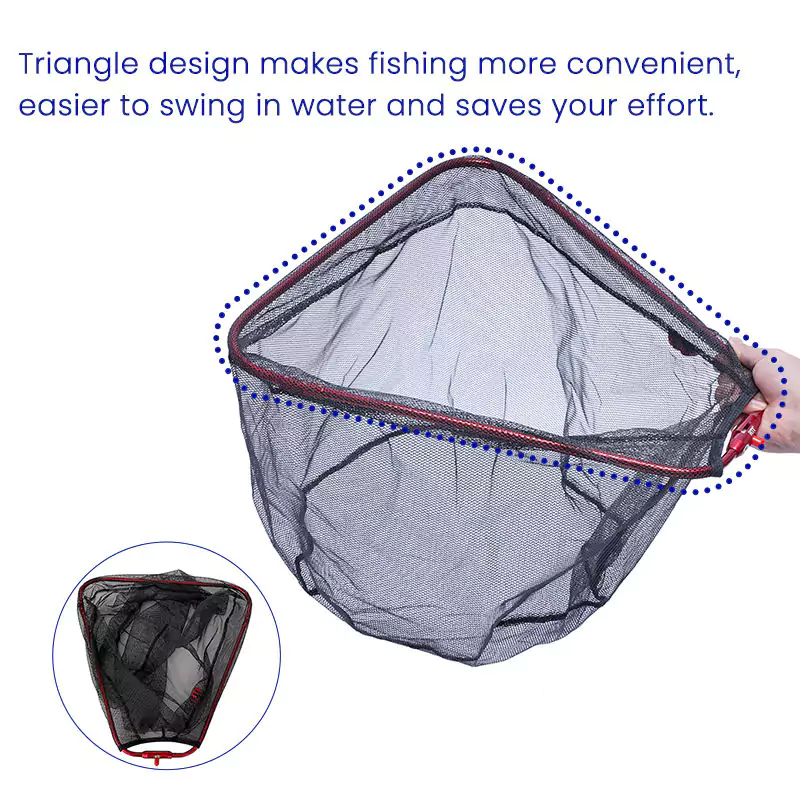 Triangle design of Collapsible Fishing Net