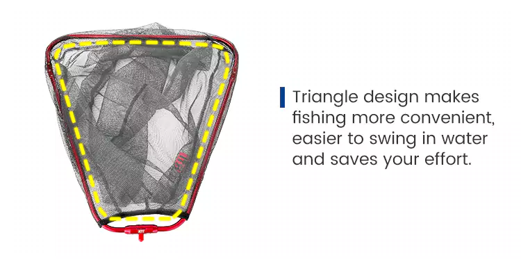 Triangle design of Collapsible Landing Net