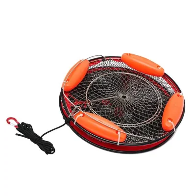 Collapsible Design of Nylon Net Fishing Basket