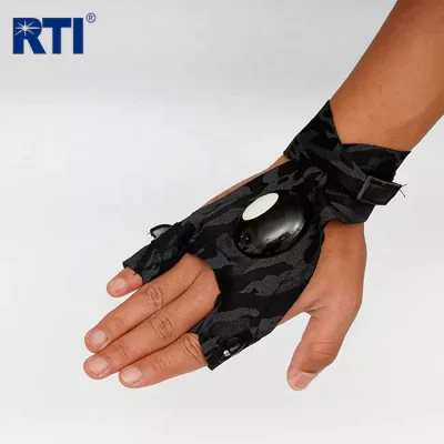 Multi Light Portable Fingerless Fishing Gloves LED Flashlight