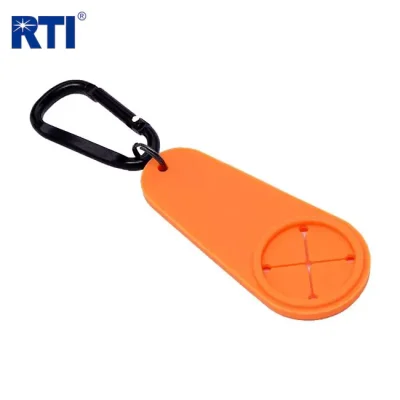 Orange Fishing Towel Holder with Carabiner