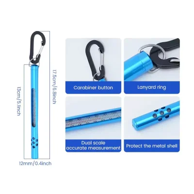 Portable Fishing Thermometer Dimensions and Details