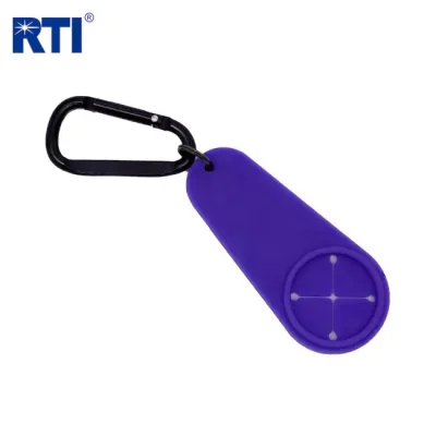 Purple Fishing Towel Holder with Carabiner