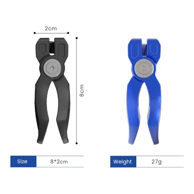 27g Aluminum Fishing Braided Line Cutter Size and Weight