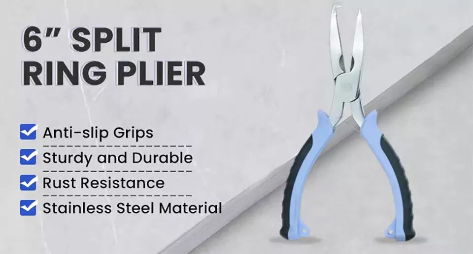 6-Inch Split Ring Pliers Product Description