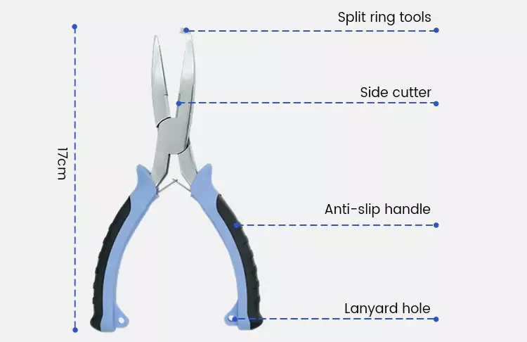 6 Inch Split Ring Pliers Product Size
