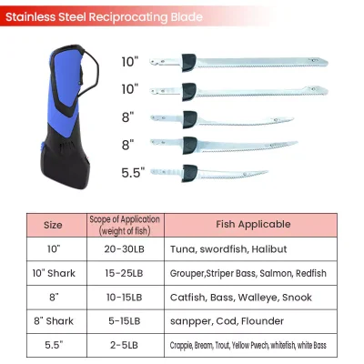 7.4V Electric Knife Stainless Steel Reciprocating Blade