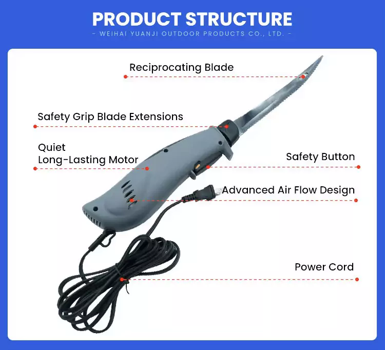 8inch 110V electric fillet knife product structure