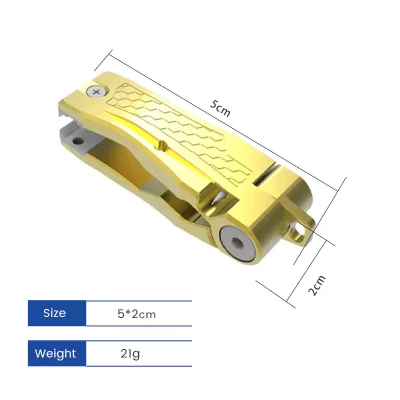 Aluminum Mini Fishing Line Cutters Product Size and Weight