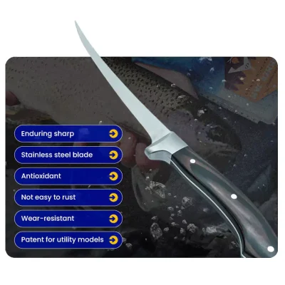 Features of the 6-inch Flexible Fillet Knife