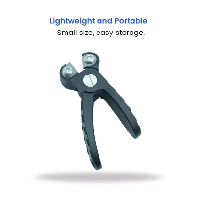 Lightweight and portable 5cm Aluminum Fly Fishing Line Clippers