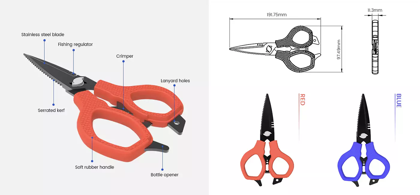 Multi Function Fishing Scissors Product Details