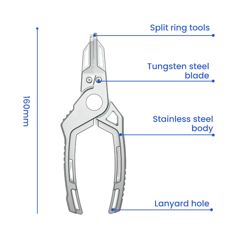 6.3 inch Saltwater Fishing Pliers Product Structure