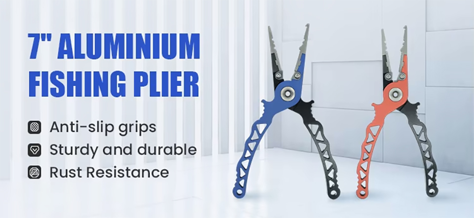 7-inch Aluminum Fishing Pliers Product Description
