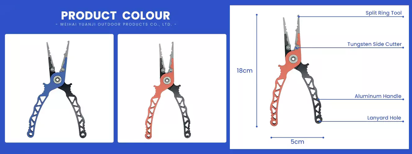 7-inch Aluminum Fishing Pliers Product Details