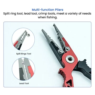 7 inch Multi-function Fly Fishing Pliers