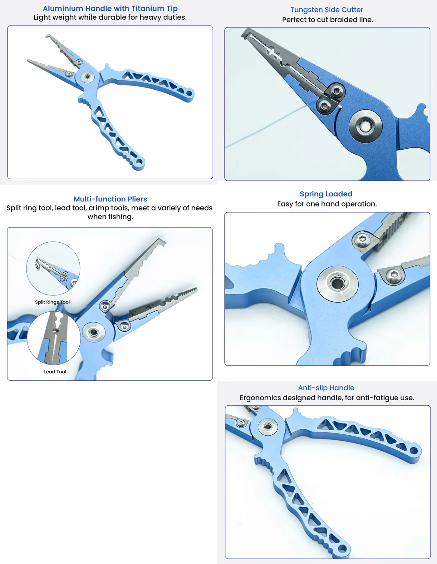 Advantages of 7 inch Titanium Fishing Pliers