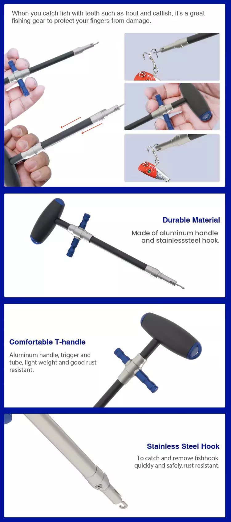 Advantages of Aluminium Fish Hook Remover