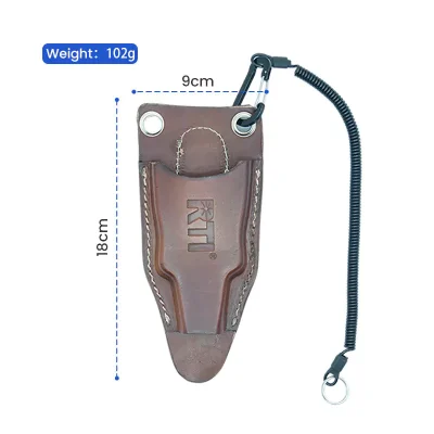102g Genuine Cowhide Fishing Pliers Sheath Product Size and Weight