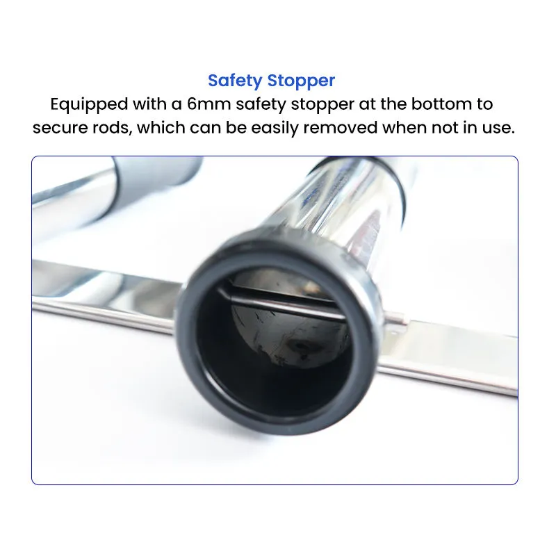 4 Tubes Fishing Rod Holder Safety Stopper