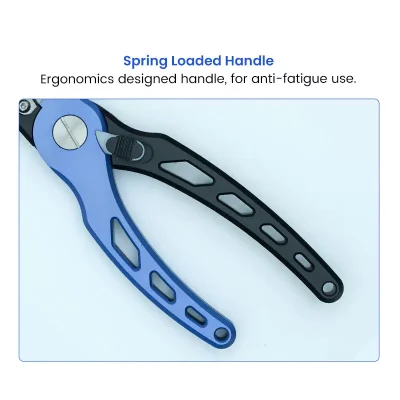 7 Inch Aluminium Split Ring Pliers Spring Loaded Handle