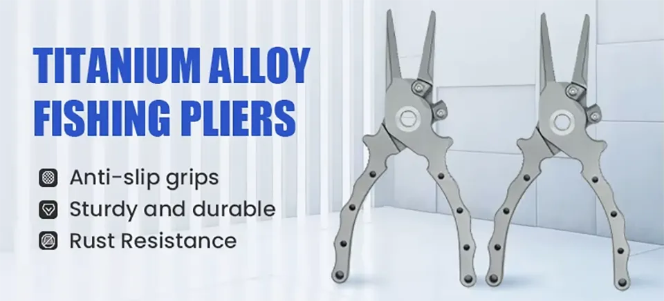 7-inch Titanium Alloy Fishing Pliers Product Description