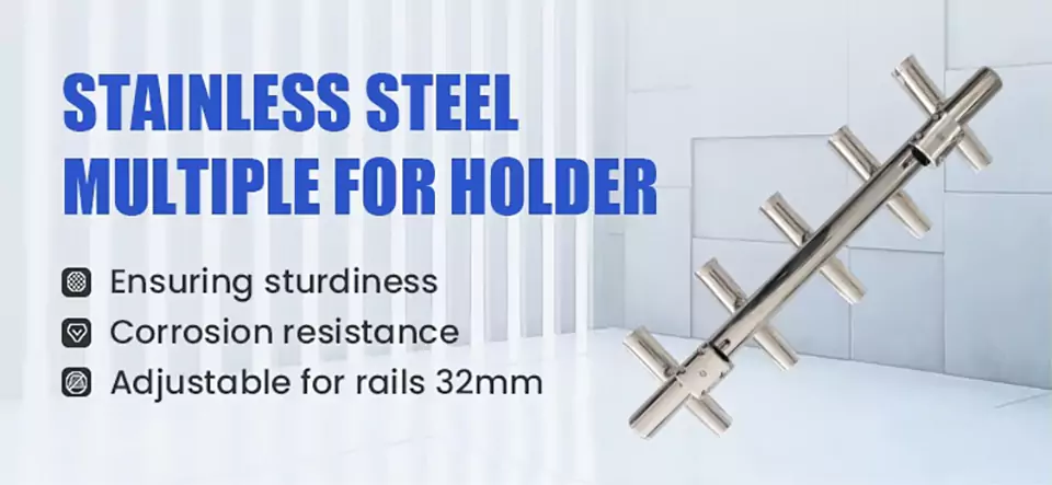 Multi 5 Tube Fishing Rod Holder Product Description