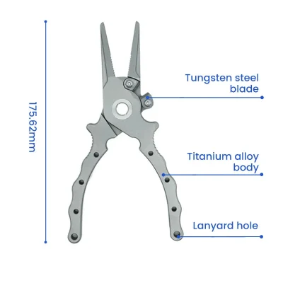 Multitool 7 inch Titanium Fishing Pliers Product Structure