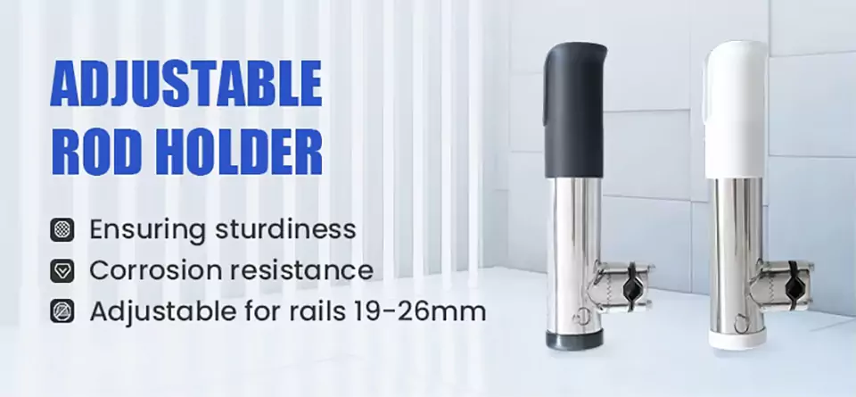 Product Description of Stainless Steel Adjustable Rod Holder
