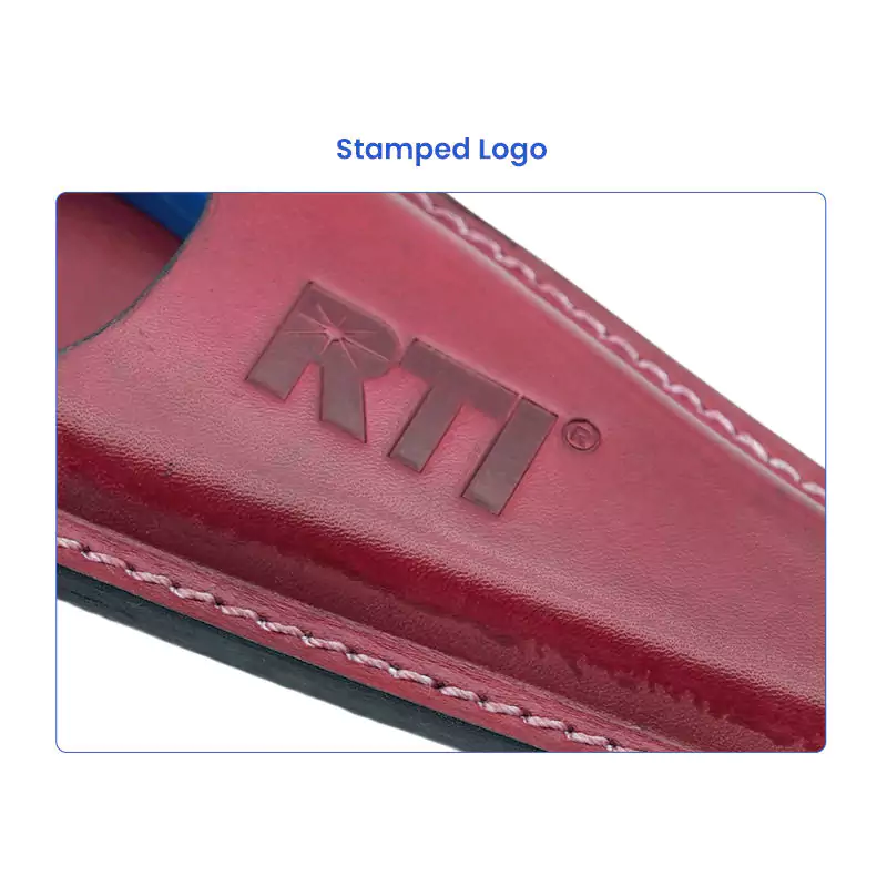 Stamped Logo of Fishing Pliers Genuine Leather Sheath