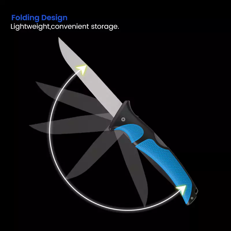 6-Inch Folding Fillet Knife with Folding Design
