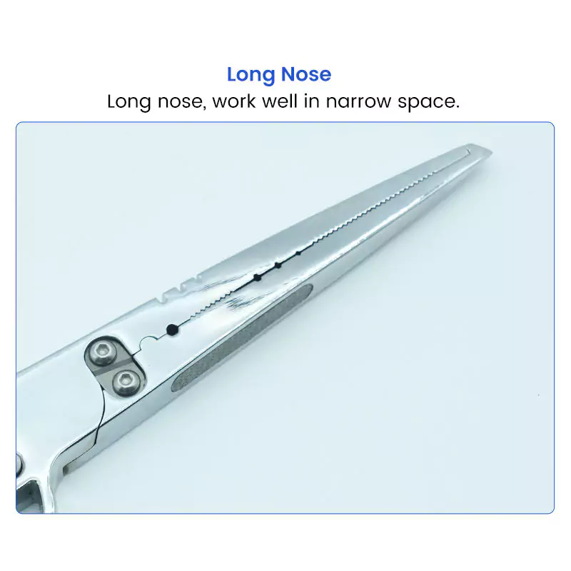 Long Nose of 8 Inch Stainless Steel Split Ring Pliers