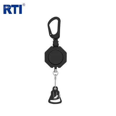 Black ABS Fly Fishing Retractor with Quick Release