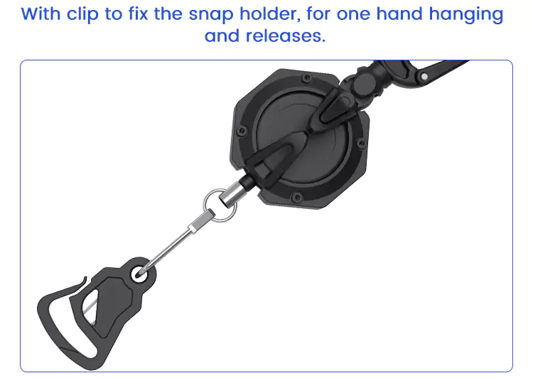OEM & Custom ABS Fly Fishing Retractor with Quick Release