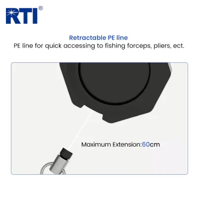 Retractable PE line of ABS Fly Fishing Retractor