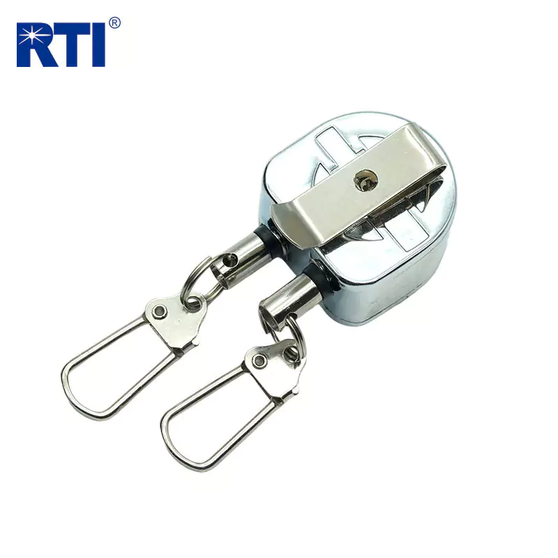 34g Iron Electroplate Two-in-one fly fishing Retractor