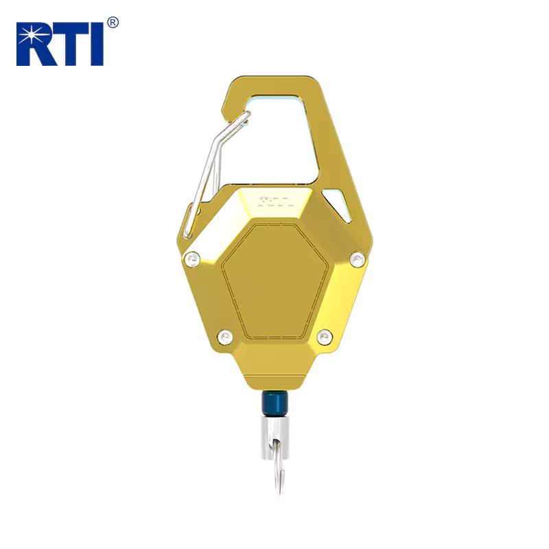 Aluminium Fly Fishing Retractor with 60cm Retractable PE Line