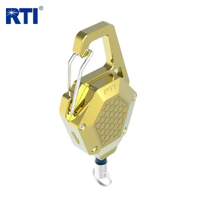 Gold Aluminum Fly Fishing Retractor