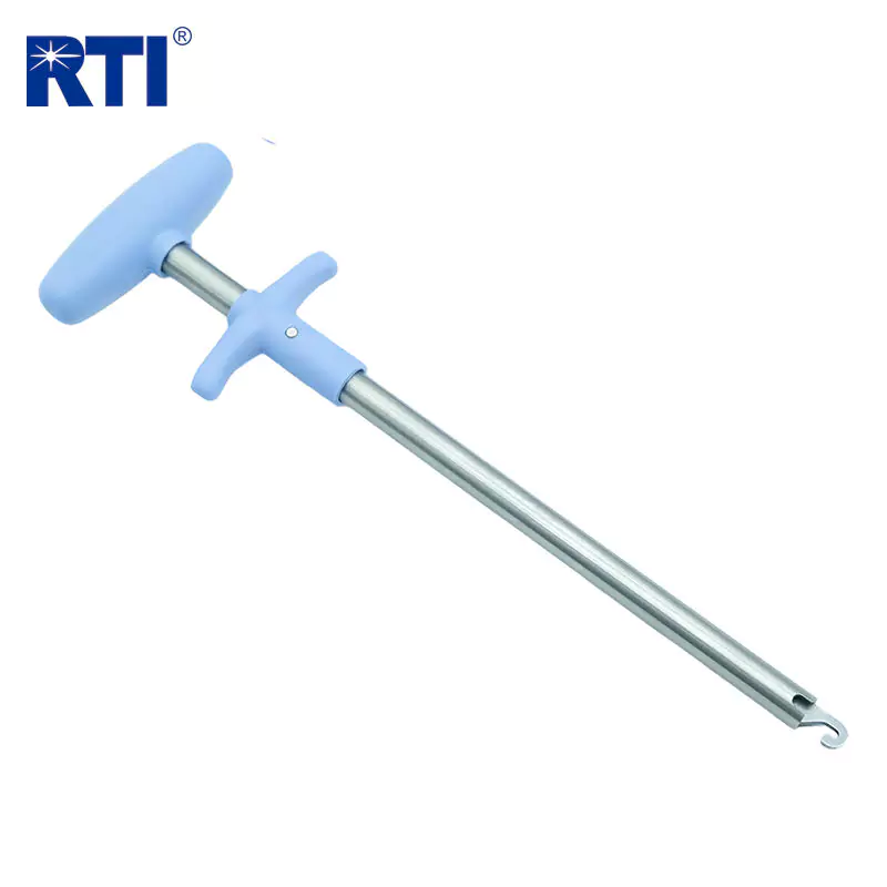 13 Inch Aluminum Blue Handel T Handle Fish Hook Remover