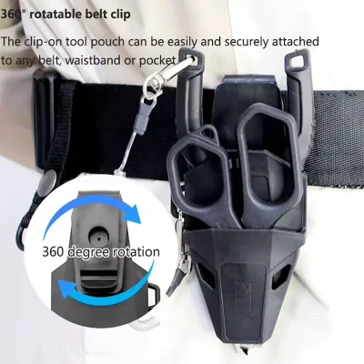360 Degree Rotatable Belt Clip Rubber Pliers Sheath