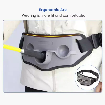 Ergonomic Arc of EVA Adjustable Fishing Fighting Belt