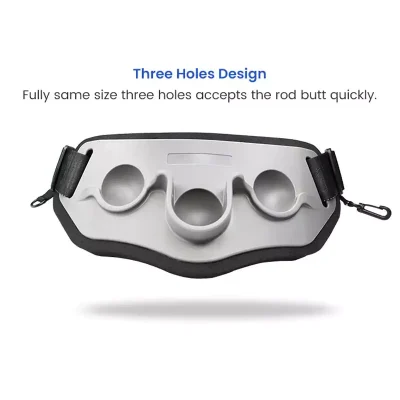 Three Holes Design of EVA Adjustable Fishing Fighting Belt