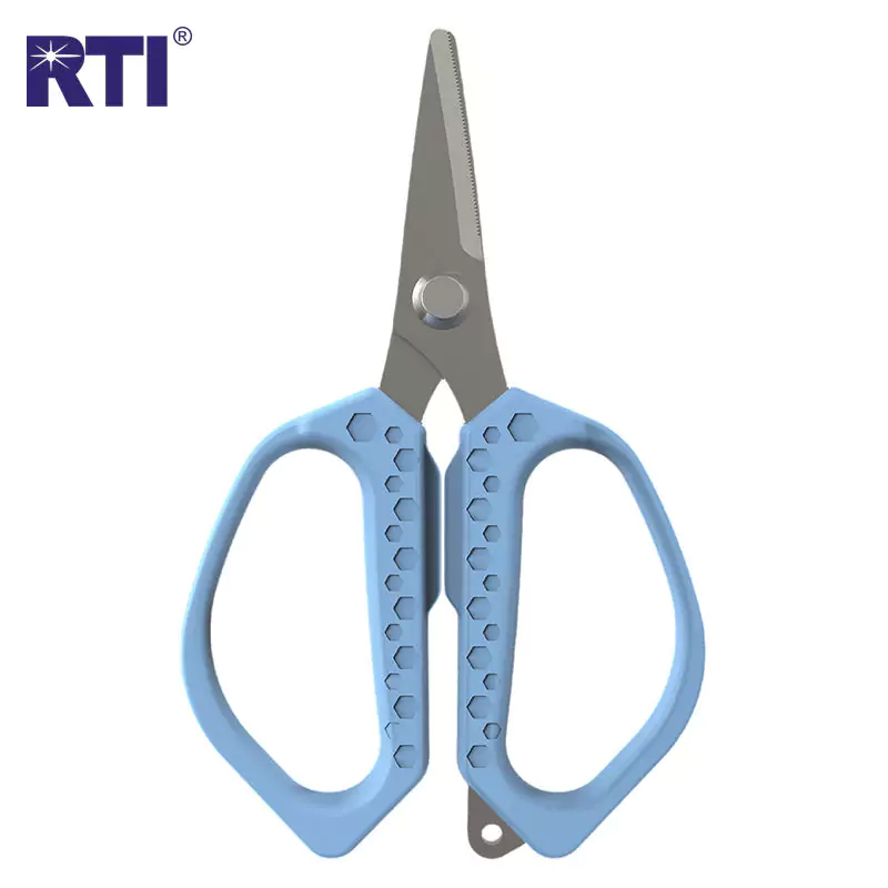 Titanium Coated Stainless Steel Braided Line Scissors