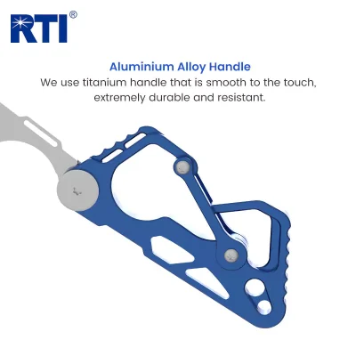 Aluminium Alloy Handle of Multifunction Folding Pocket Knife