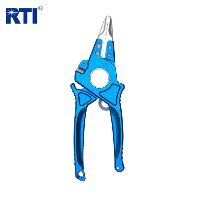Blue Flyweight Aluminum Alloy Fishing Pliers