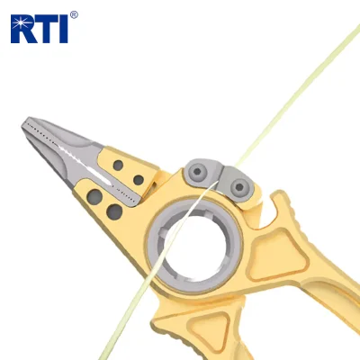 Built in Cutters of Flyweight Aluminum Fishing Pliers