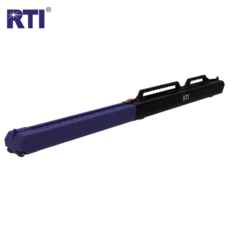 PP Material Fishing Rod Case with Wheels